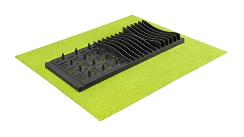 Scurgator vase marina, domotti, 40x40 cm, microfibra, verde