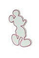 Decoratiune luminoasa LED, Mickey Mouse, Benzi flexibile de neon, DC 12 V, Rosu