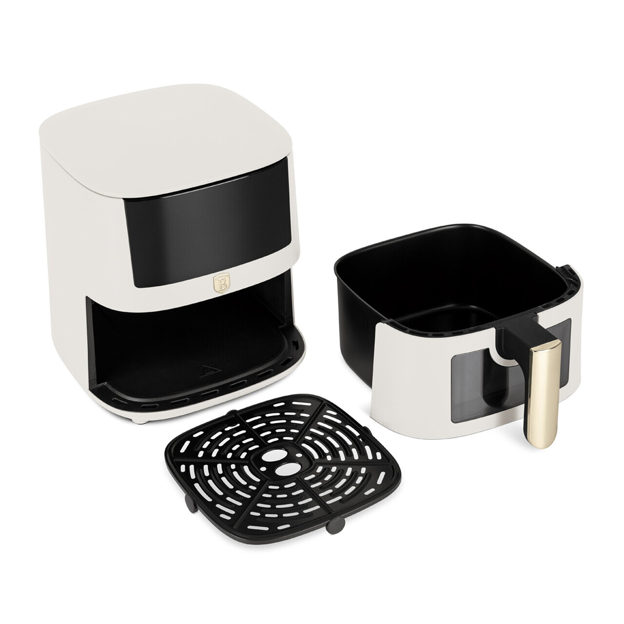 Friteuza cu aer cald si fereastra Berlinger Haus, Sahara, 5 L, 1400W, crem mat - imagine 4