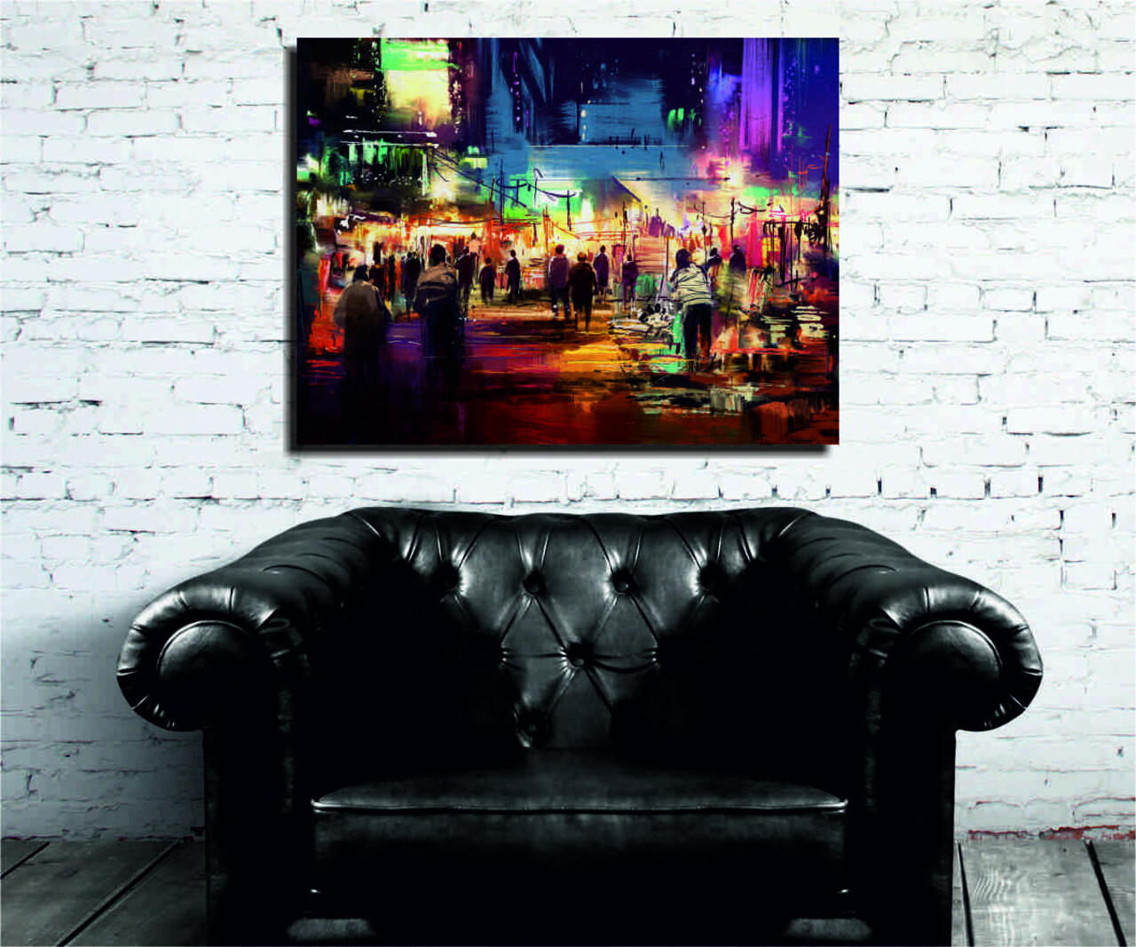 Tablou decorativ, DC044, 30 x 40 cm, Multicolor - view 2