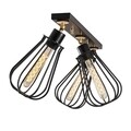 Lustra Fetiye N-1118, Noor, 66 x 29 cm, 3 x E27, 100W, negru