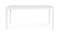 Masa pentru gradina Hilde, Bizzotto, 150 x 80 x 75 cm, aluminiu, alb