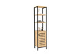 Dulap de baie, Puqa Design, Gala, 38x162.2x34 cm, PAL, Safir / Negru