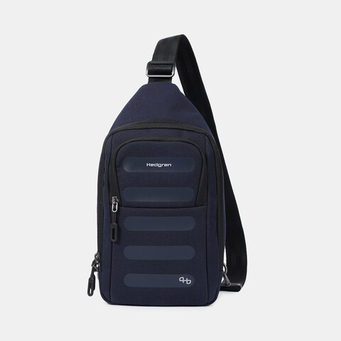 Geanta casual Sling, COMBY, Hedgren, 18x6.5x33 cm, poliester, bleumarin
