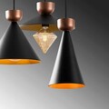 Lustra, Tatum, 584TTM1334, Metal, Negru