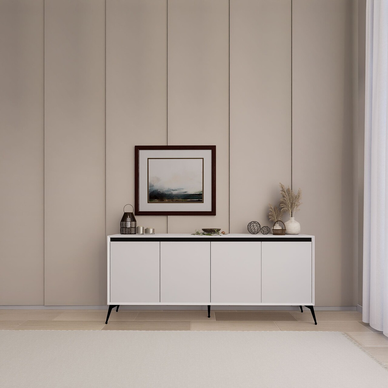 Consola, Miwood, Helen 1600-60, Alb - 1 | YEO