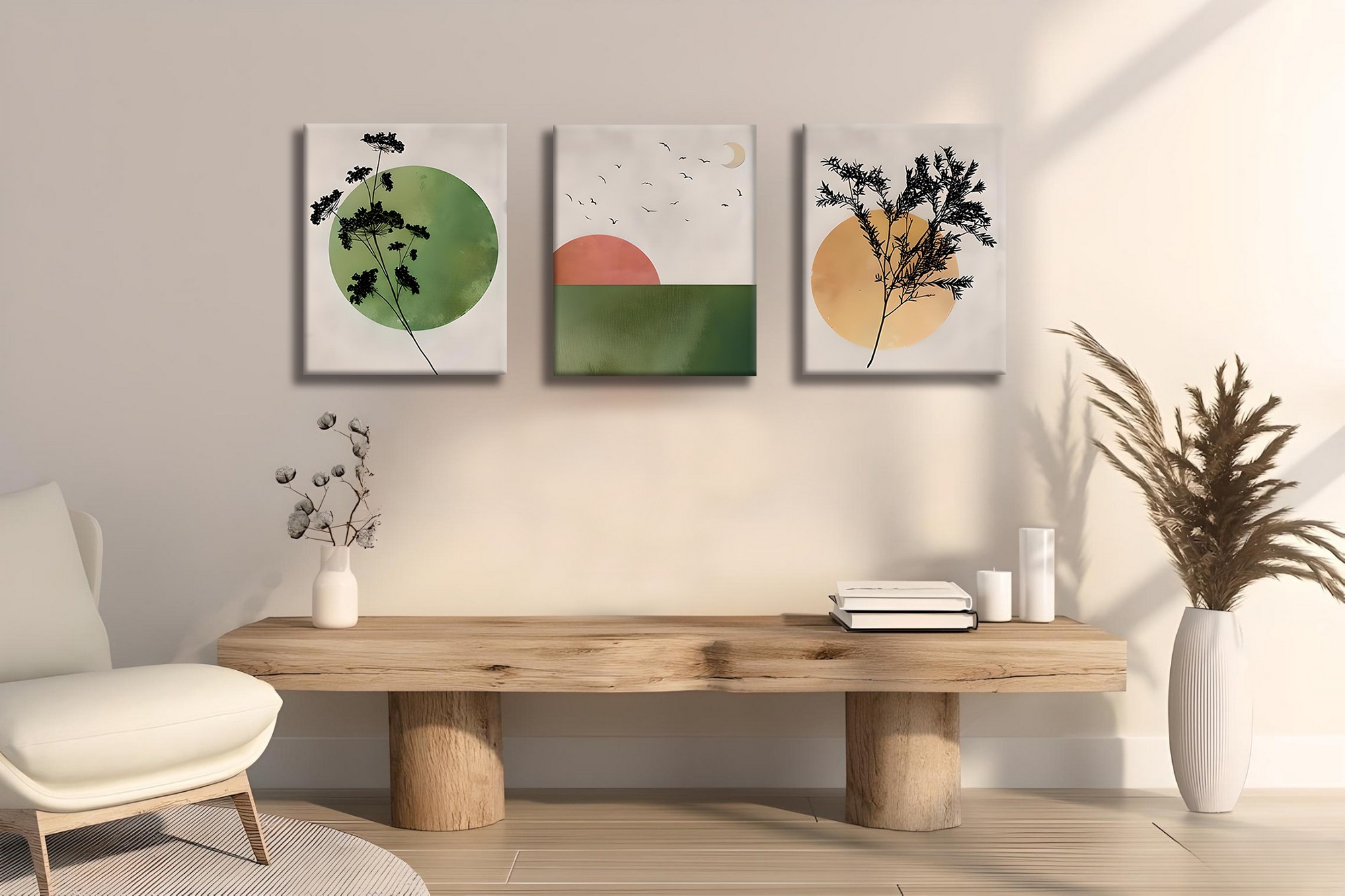Tablou decorativ, UDC17, Amestec bumbac, Canvas imprimat, Multicolor