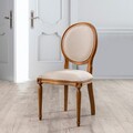 Scaun, Fairfax, Albero42, 48x49x98 cm, Lemn de fag , Nuc / Bej