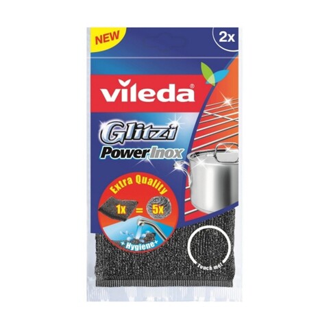 Set 2 bureti de sarma, vileda, glitzi, poliuretan/inox