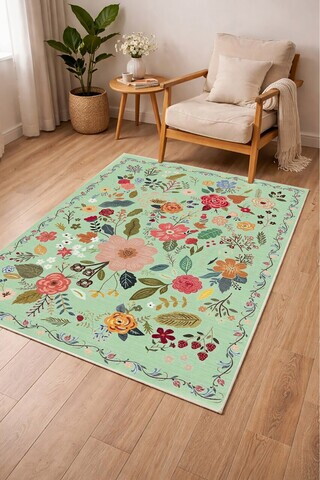 Covor, DC-7515-40, 140x200 cm, Poliester, Verde