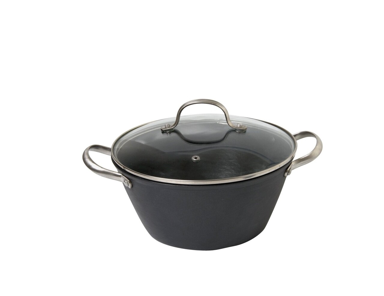 Oala Cu Capac, Cralys, 24 Cm Ø, 3.5 L, Fonta/inox