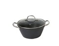 Oala cu capac, Cralys, 24 cm Ø, 3.5 L, fonta/inox