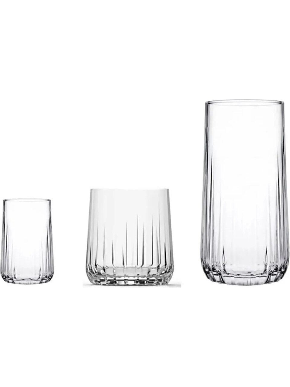 Set de sticlă (18 bucăți), L'essentiel Maison, 896PBH1135, Dimensiune medie a paharului: 315 ml (6 bucăți), Transparent - view 4