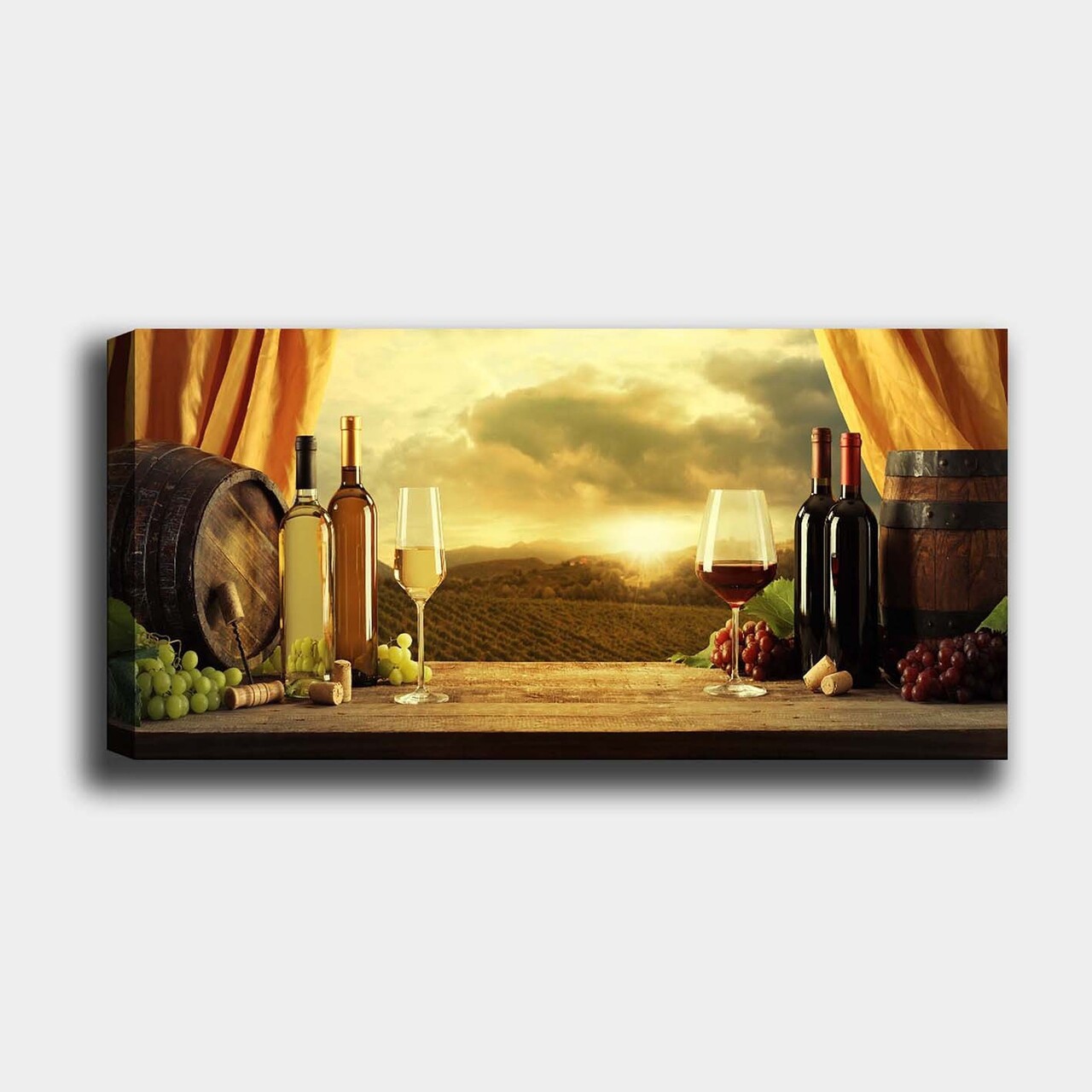 Tablou decorativ, YTY274538_50120, Cadru: 100% LEMN (grosime: 3 cm), Multicolor - view 2