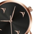 Ceas pentru dama, Emily Westwood, Tasmania Rose Gold, inox, auriu/negru