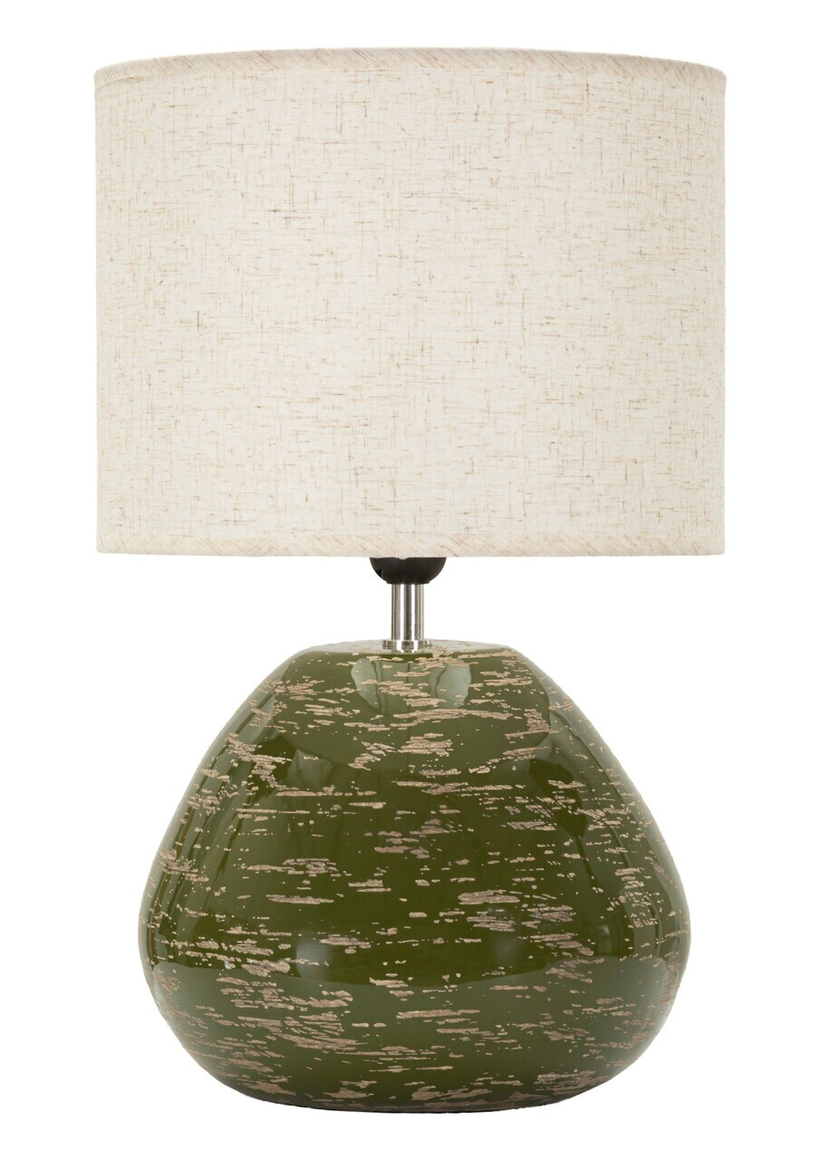 Lampa de masa, Mauro Ferretti, Contemporary Style, 30x49 cm, ceramica/fier, verde — imaginea 5