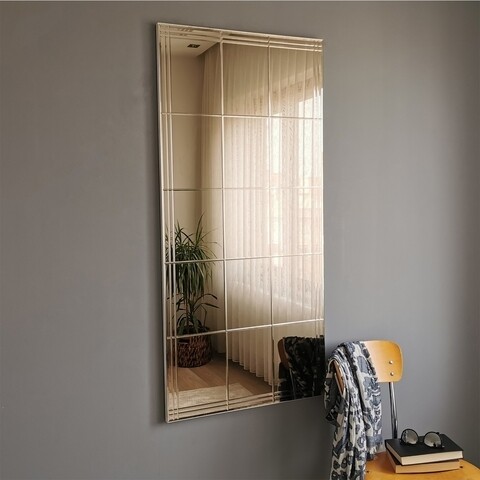 Oglinda decorativa NSTLA308d, Neostill, 62 x 130 cm, argintiu mezoni.ro