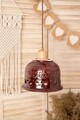Lustra Radacini Laleaua ciocolatie, Deco Republic, E27, 1x60W, ceramica autentica Corund