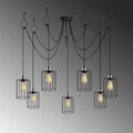 Lustra, Opviq, 892OPV1702, Metal, Negru