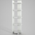 Biblioteca Perla, Tera Home, 48.5x22x170 cm, alb