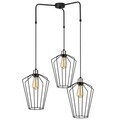 Lustra, Opviq, 892OPV1477, Metal, Negru/Nichel