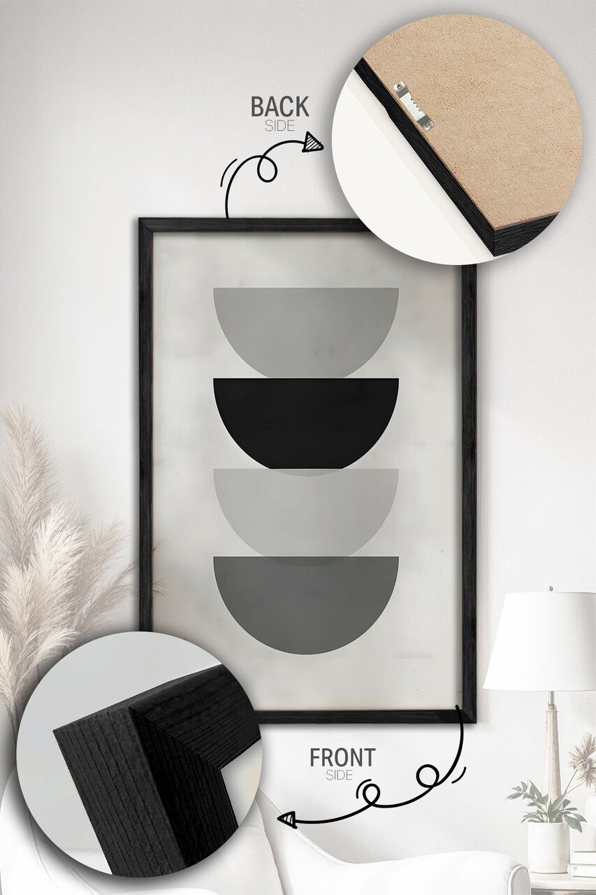 Set 3 tablouri decorative, Ersy3Syhcrv66, MDF, Multicolor - view 5
