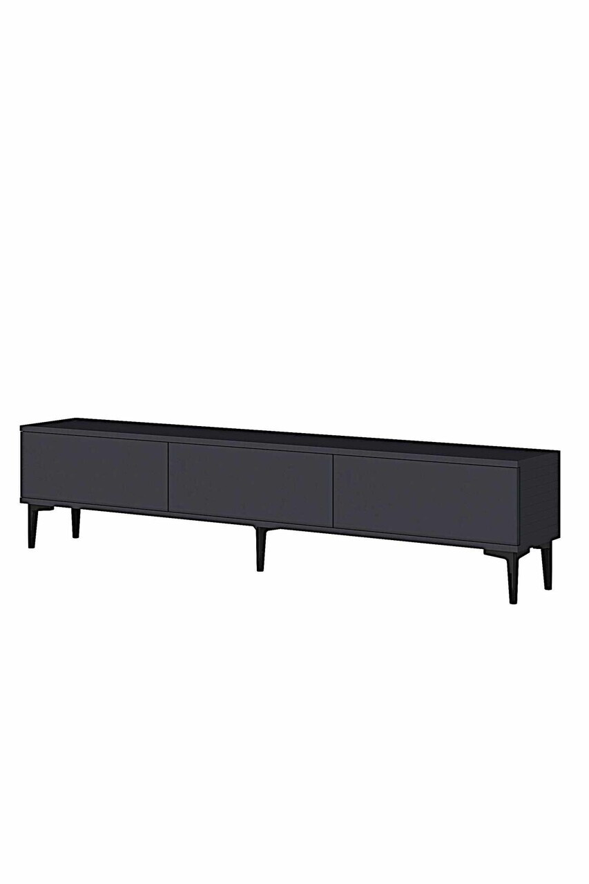 Comoda TV, Hanah Home, Didema 180, 180x40.5x30 cm, Antracit — imaginea 6
