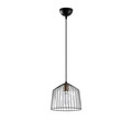 Lustra, Fulgor, 942FLG1416, Metal, Negru/Maro antic