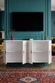 Consola, Hanah Home, Ilay 120, 120x75x32 cm, Alb/Auriu
