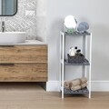 Organizator baie cu 3 rafturi Ellis, Versa, 34 x 33 x 79 cm, MDF/metal