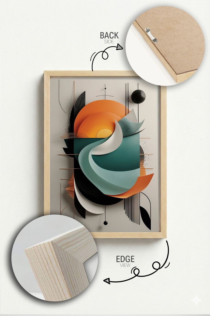 Tablou decorativ, Artnewclahsp67-5070, Lemn masiv, MDF, Multicolor - view 4