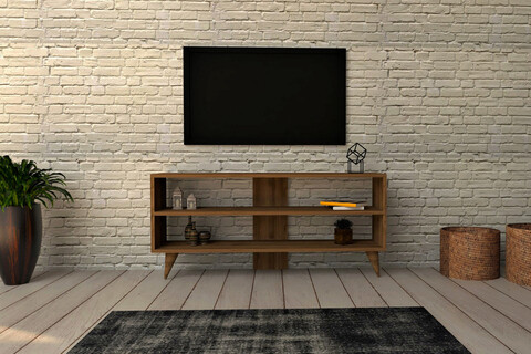 Comoda TV, Puqa Design, One, 120x50x29.6 cm, PAL, Nuc