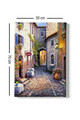 Tablou decorativ, Kanvas Tablo (50 x 70), Canvas, Lemn, Multicolor