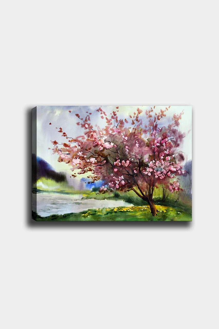 Tablou decorativ, 102991469-5070, Cadru: 100% LEMN (grosime: 3 cm), Multicolor - view 2