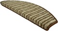 Covor scari Semirotund C-290113, Decorino, 24x65 cm, polipropilena, maro