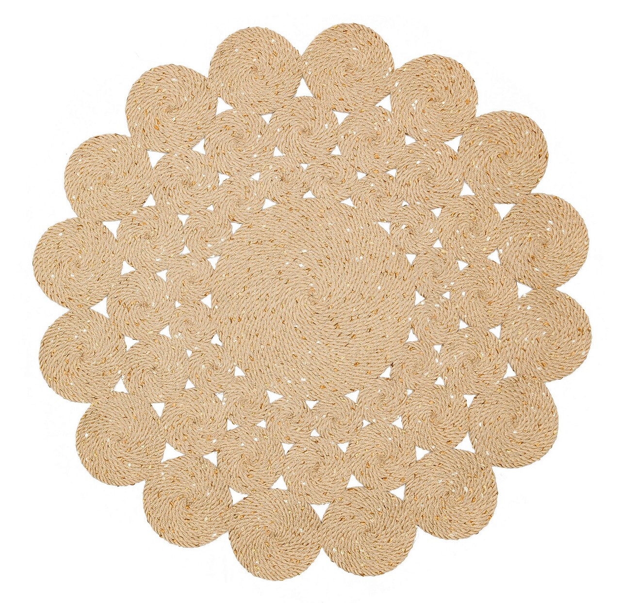 Covor, Ptn 07 Natural , 100% POLIPROPILEN/IUTA/BUMBAC RECICLAT, Bej - 1 | YEO