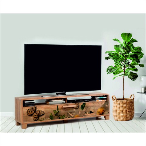 Comoda tv box daisy 140, vella, 140x35x41 cm, multicolor
