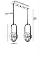 Lustra, Stala, 846STL2891, Metal, Alb / Cupru