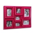 Rama foto Melody, Versa, 7 fotografii, 47x53 cm, plastic, fucsia