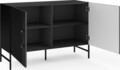 Comoda ELTAP, Raftt, 120x42x80 cm, PAL/MDF, negru