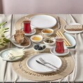 Set de mic dejun, Karaca, 216KRC1255, Portelan , Farfurie intinsa 21.5x21.5 cm, Multicolor