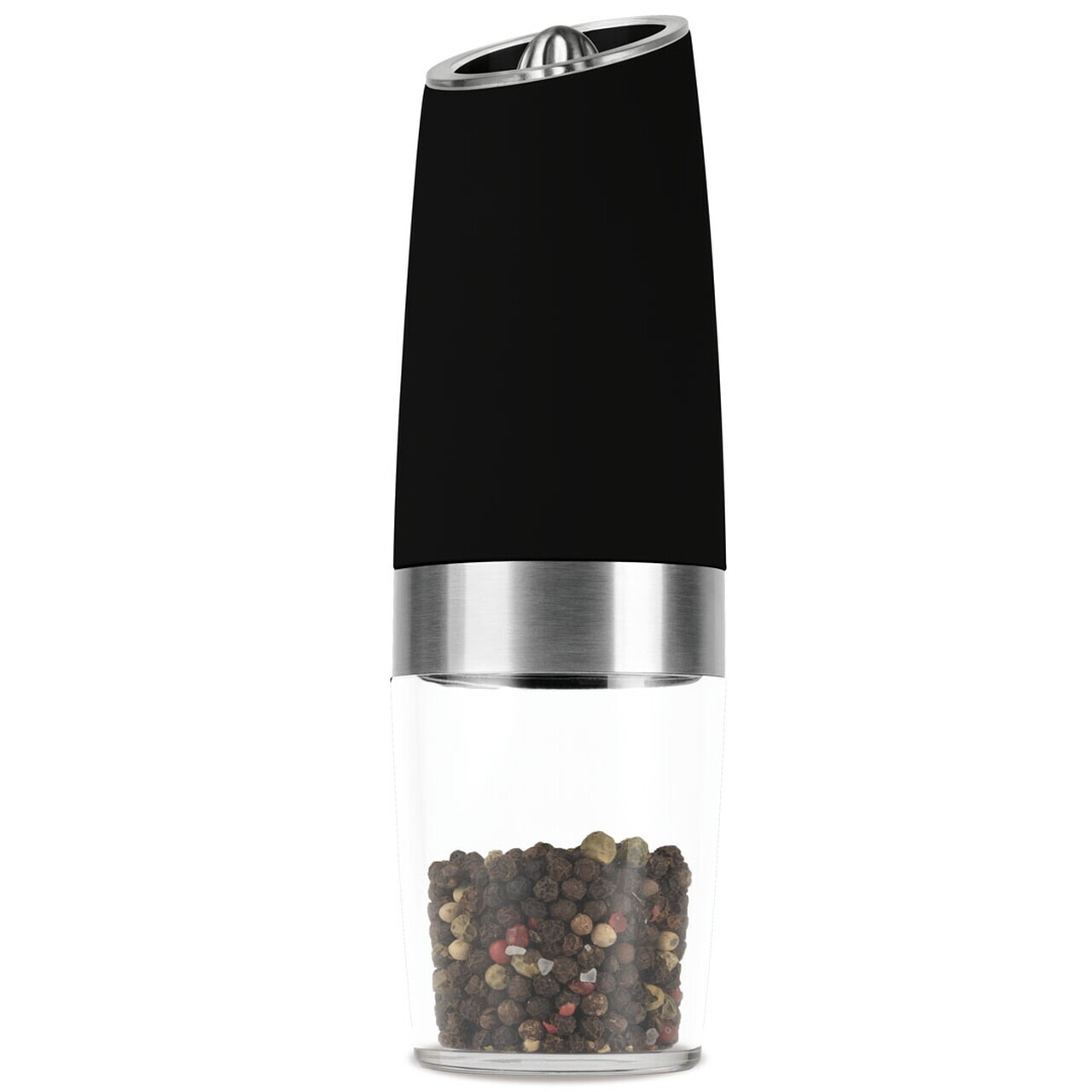 Set 2 rasnite pentru sare/piper Berlinger Haus, Black Rose, plastic/ceramica, negru - imagine 2