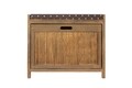 Bancheta hol cu spatiu pentru incaltaminte Brown, Bedora, MDF, lemn, maro