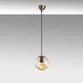 Lustra, Efe - 2151, Tatum, 15 x 15 x 110 cm, 1 x E27, 40W, galben/aramiu antic