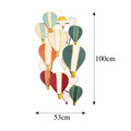 Decoratiune de perete, Kapadokya, Metal, 105 x 53 cm, Multicolor