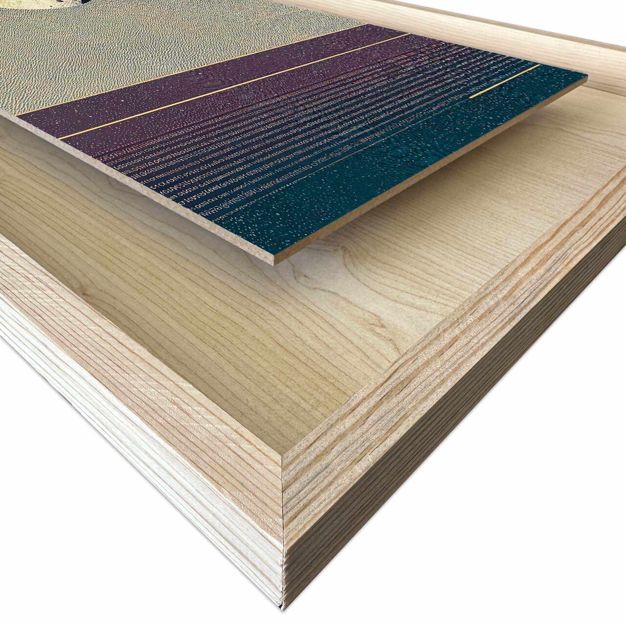Tablou decorativ, Ahsakca, Fundal: 100% MDF de arțar (grosime: 2,7 mm) Vopsea: 100% MDF (grosime: 5 mm), Multicolor - view 5