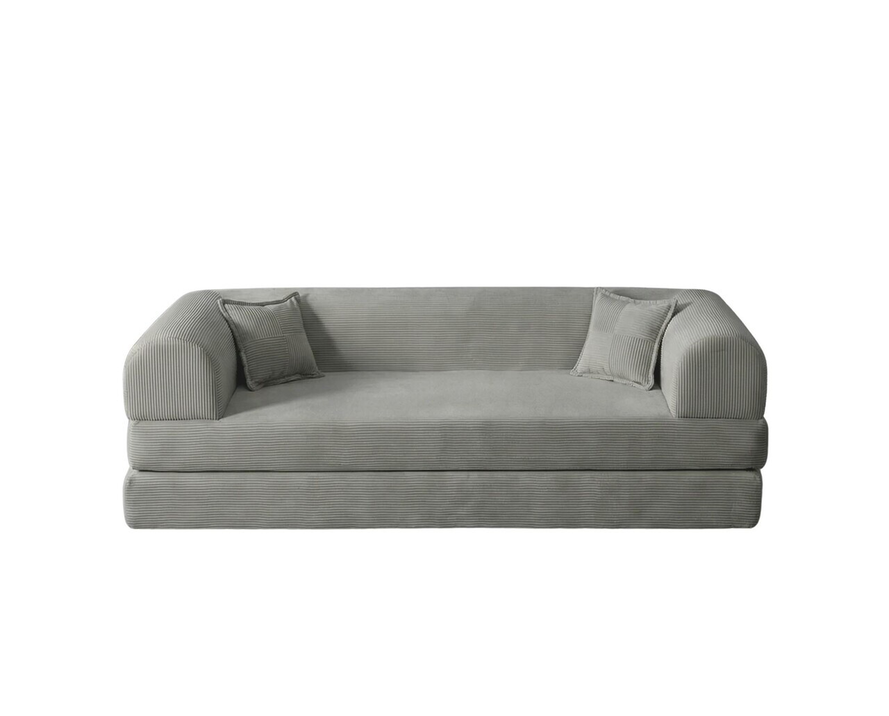 Canapea extensibila 3 locuri, Atelier del Sofa, 118FVL1305, Tesatura plus reiata, Gri deschis - view 6