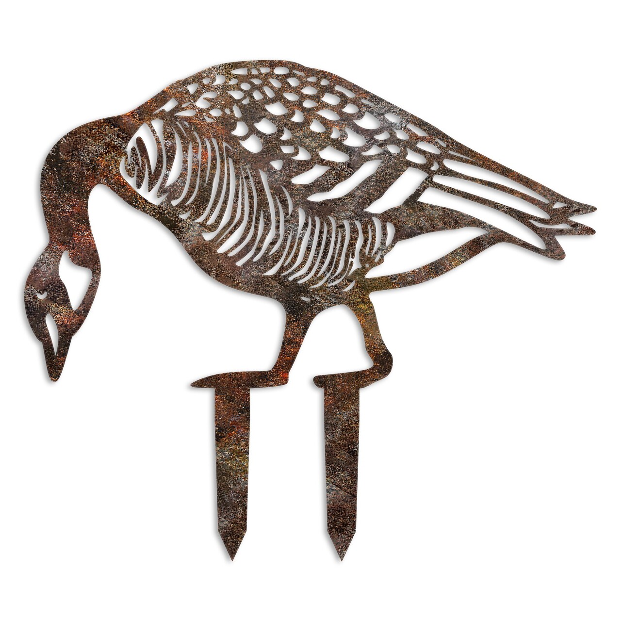 Obiect decorativ de grădină, Goose -A 02, 44x50 cm, Multicolor - view 4