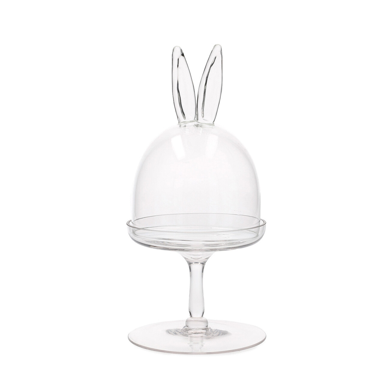 Suport pentru prajituri Prata, Homla, 12x23 cm, sticla, transparent - imagine 2