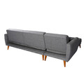Coltar, Unique Design, 867UNQ1410, Lemn de carpen, Gri inchis